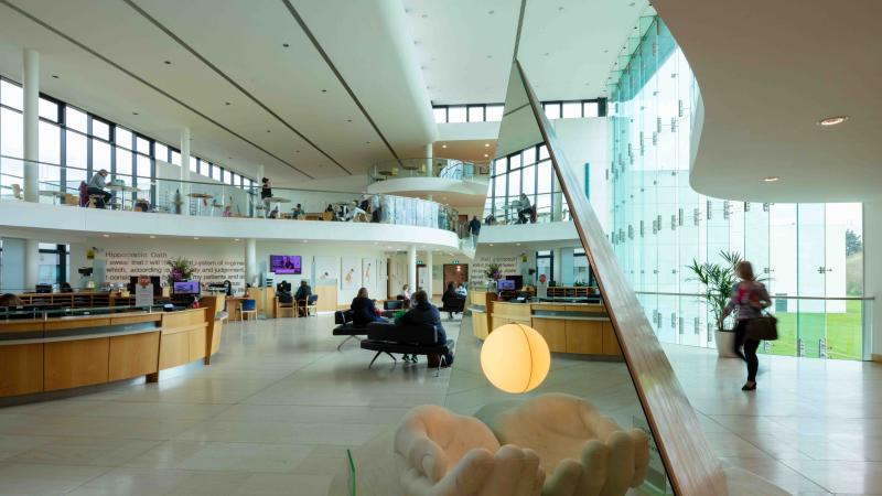 Reception atrium