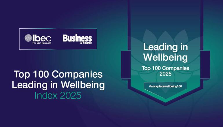 Ibec Top 100 Companies Leading in Wellbeing index 2025